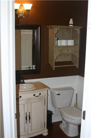 Half bath on main floor just off the foyer area.