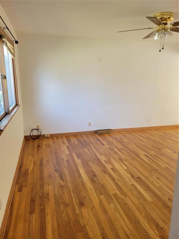 Look at living room from front door landing.
