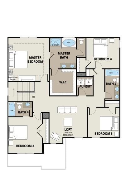View of floor plan / room layout