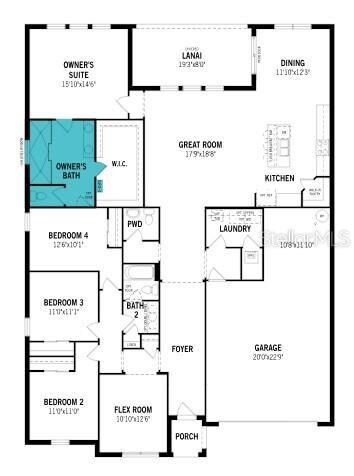 Waterbrooke Lot 1089 Floorplan