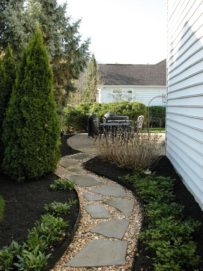 Walkway to patio