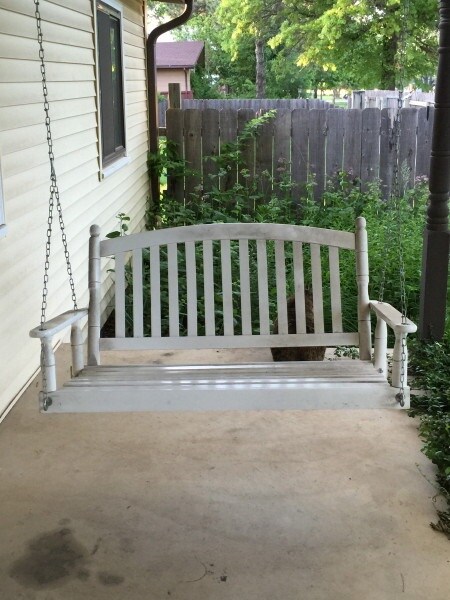 Enough room for a porch swing