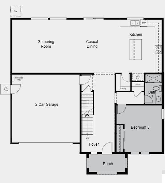 Structural options include: downstairs bedroom and