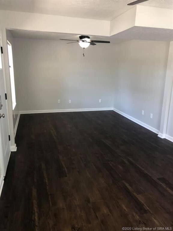 Living room in downstairs unit.