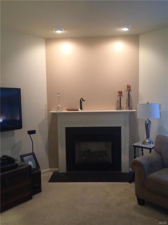 Family room with Gas Fireplace