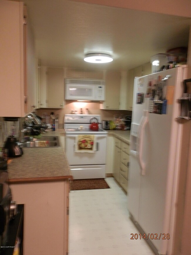 Kitchen with new counters