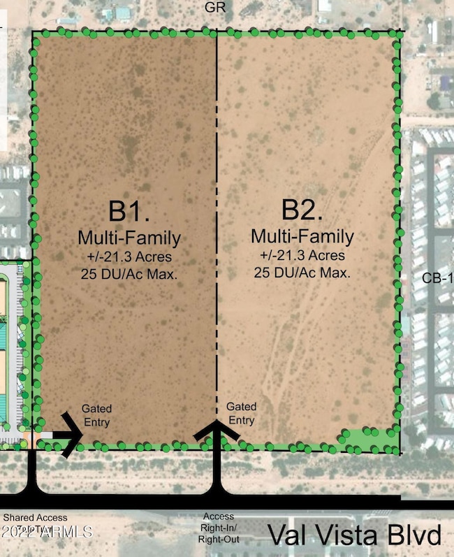 N Pinal Ave & Val Vista Blvd