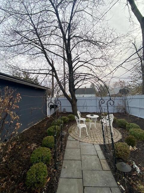 back yard patio