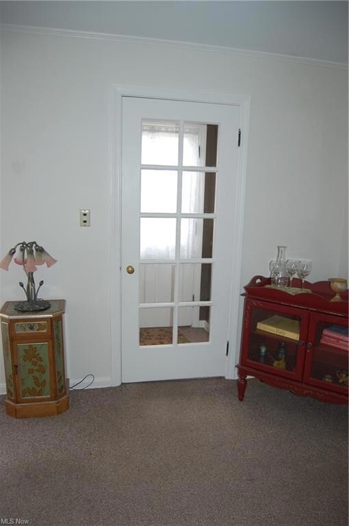 Foyer at front entrance of home