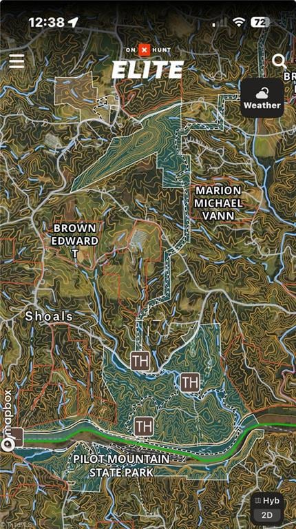Parcel borders Piolt Mountain State Park