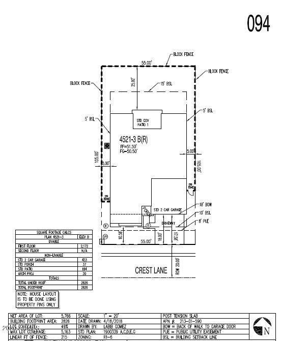 Plot Plan