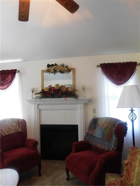 This Fireplace is a Functional Focal point.