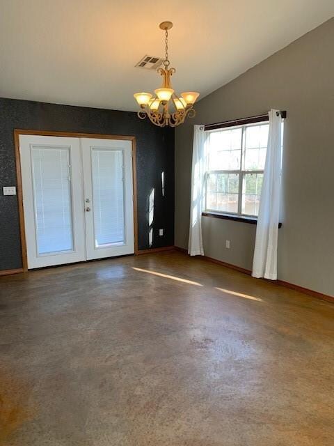 Dining Area  off Living Room, French Door to Patio