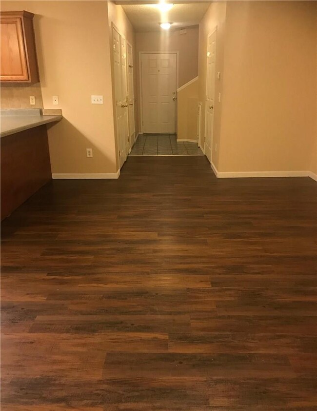 Looking from inside house, out to the front door.