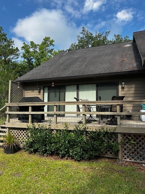 Large rear deck