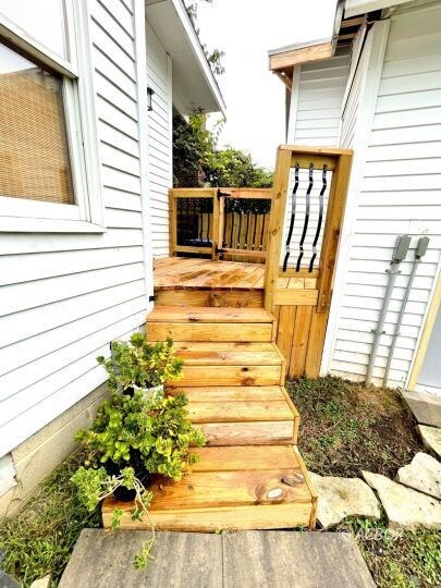 Newly built deck/stairs