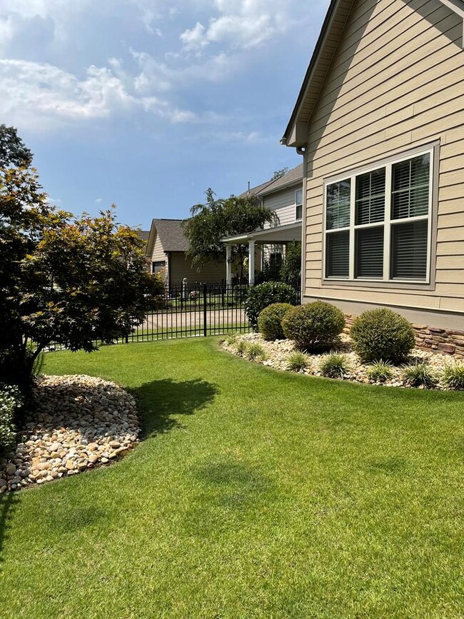 Manicured lawn