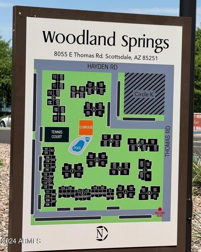 woodland springs map