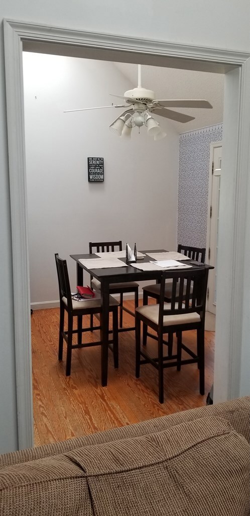 Eating area of kitchen.