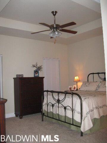 Master bedroom has large walk-in closet