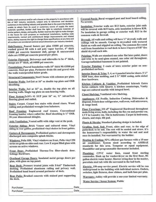 MP Brochure Specs
