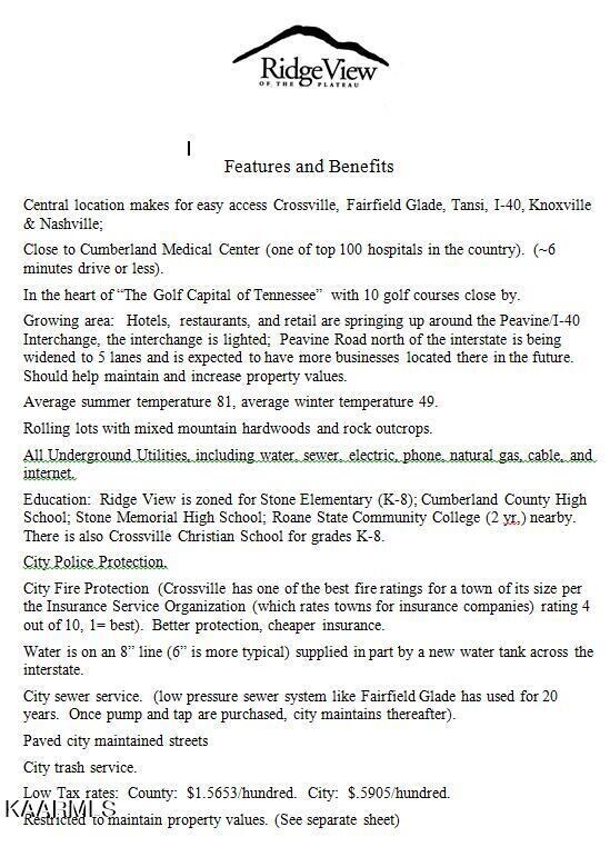 0 Cumberland View Dr unit 1222278, Crossville, TN 38571 - photo 3