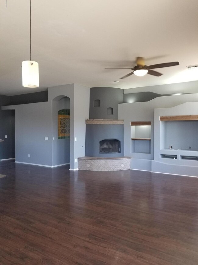 Gas fireplace is great feature