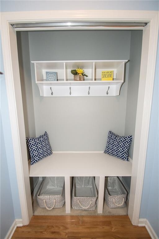 Mudroom Cubby (off of Laundry) is perfect to store coats and boots!