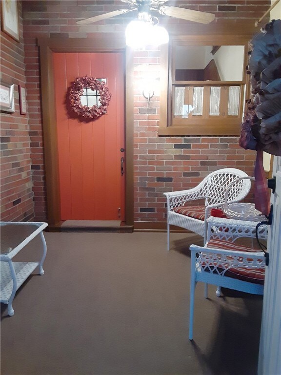 Sun room in front of home