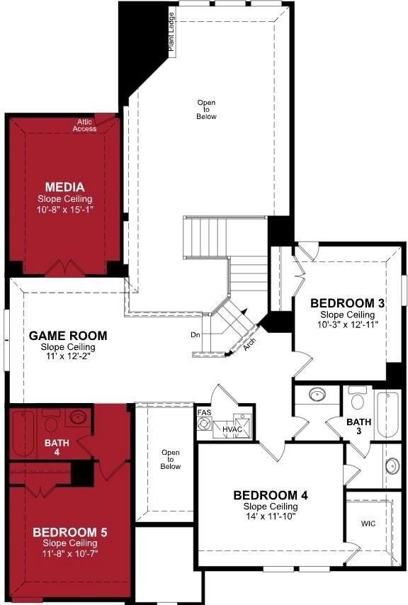 Beazer Homes Valencia Summerfield plan