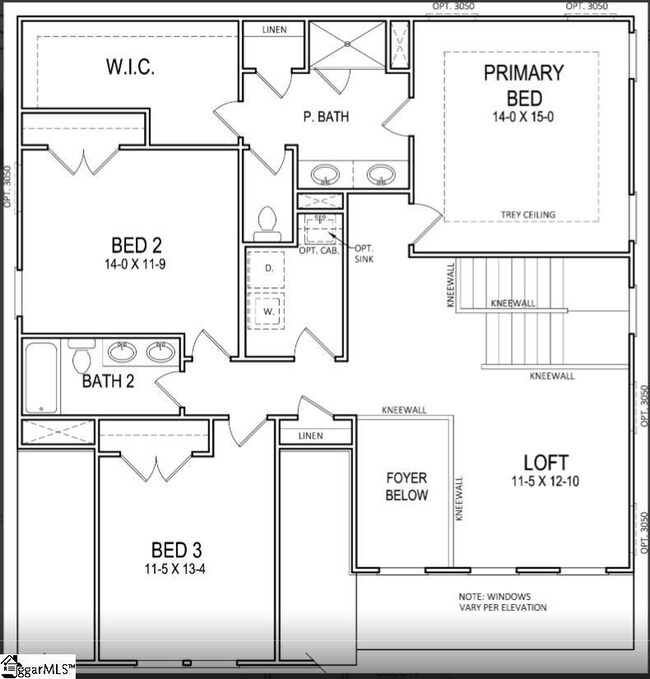 Loft converted to 4th bedroom