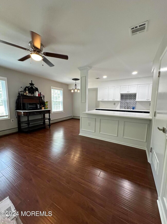 Kitchen, Dining and Living