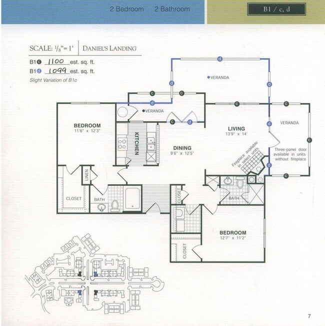 Floor Plan of this Condo