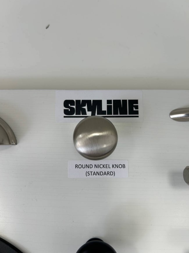 Nickel cabinet pulls