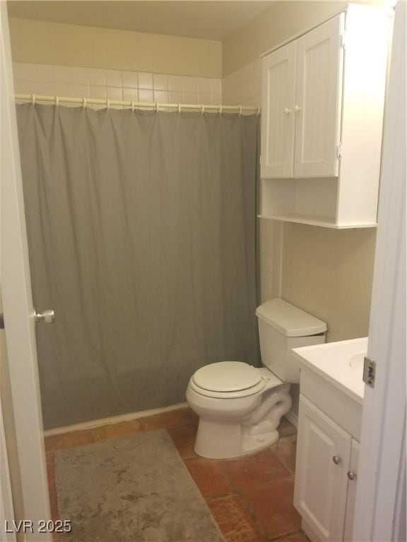 Bathroom with vanity and tile patterned floors