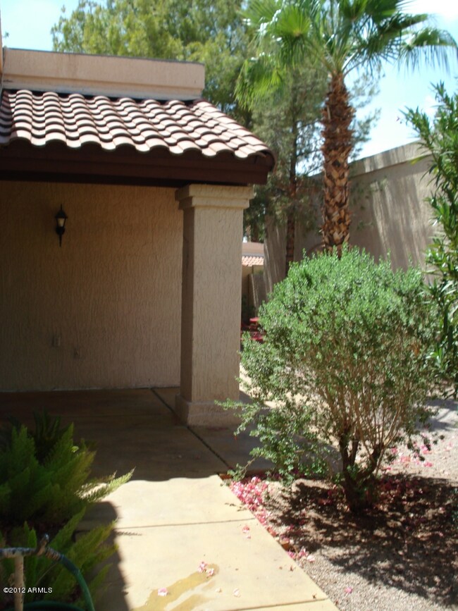 Walking up to private entrance of home