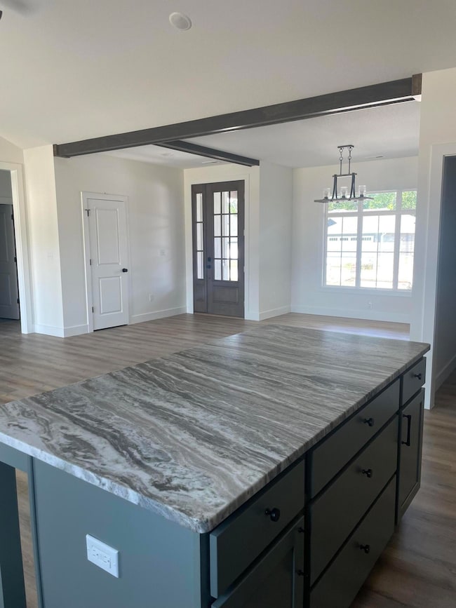 Open floor plan with formal dining room