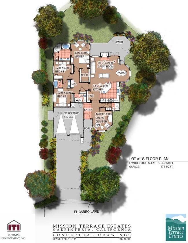 Floor Plan on Lot