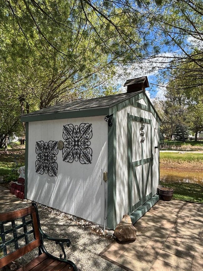 Shed included