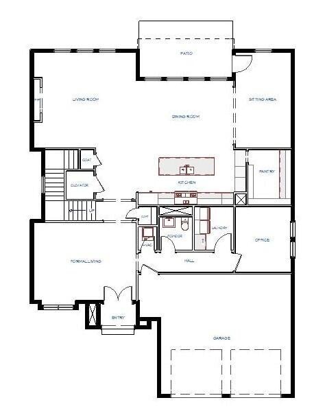 Main Level Floorplan