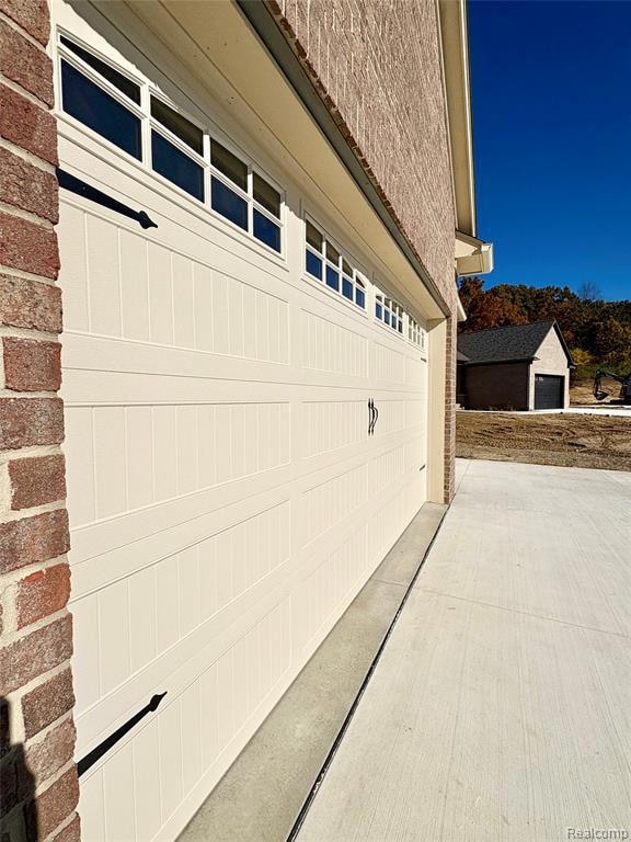 Carriage style garage doors with windows