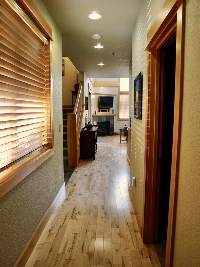 Rich Hickory hardwood floors