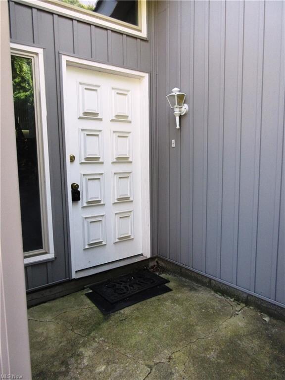 Private front entrance.