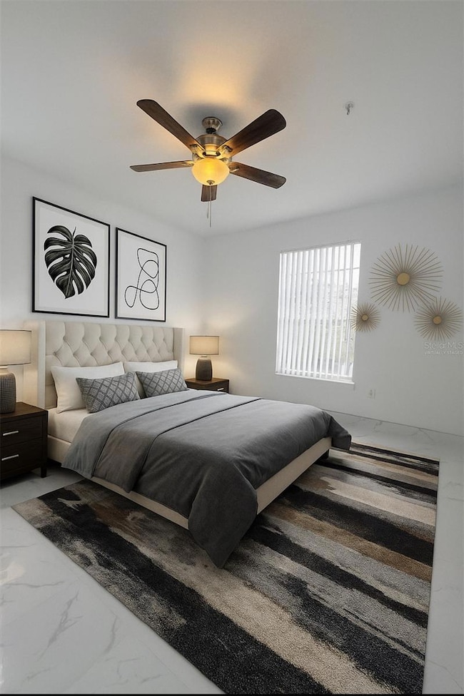 Virtually Staged Bedroom