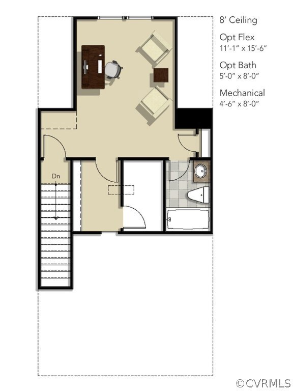 THIRD FLOOR - This home includes the finished 3rd