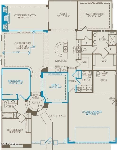 Floorplan for MLS - 4059 N San Marin