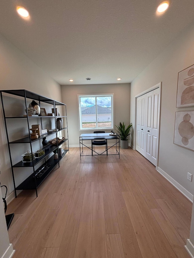 The flex room adds versatility to the home’s design, giving you space that adapts to your lifestyle. Whether you need a home office, workout area, playroom, or hobby space, this room is ready to fit the role.