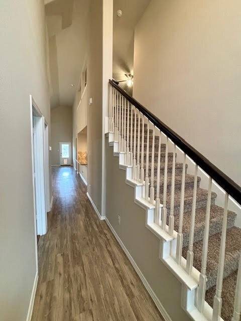 Laminate flooring down