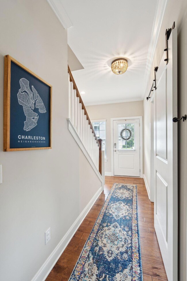 Foyer Towards door and Office/Den