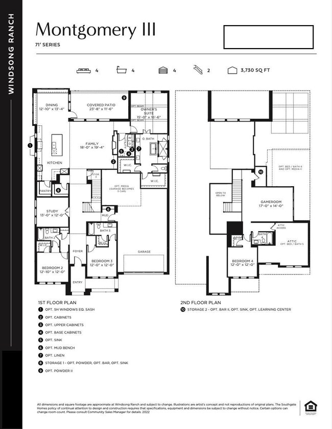 Grand spaces for entertaining plus cozy private sp